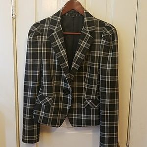 Express NWOT Vintage Plaid Blazer
